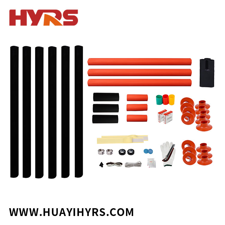 Key components typically included in a heat shrinkable termination kit